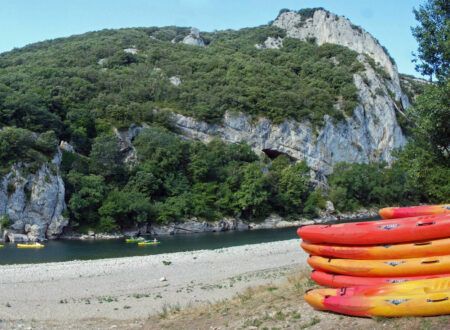Kanufahren auf dem Campingplatz