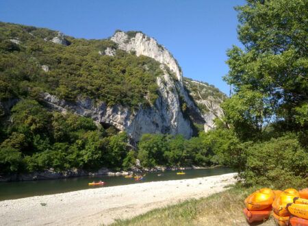 Kanufahren auf dem Campingplatz