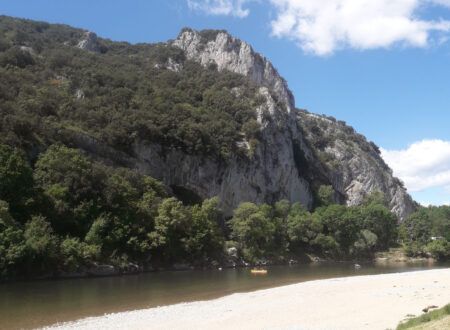 Der Strand des Campingplatzes